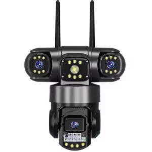 دوربین بی سیم سیمکارتی 6 مگاپیکسل 3 لنز V380 Pro مدل SC28-4G